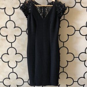 Anthropologie Maeve Black Cocktail Dress Size 2